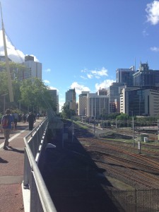 Brisbane city after the storms