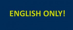 English only