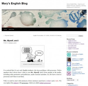 Mary's English Blog