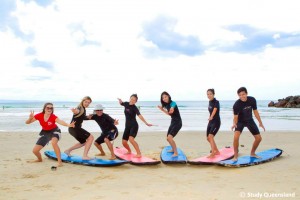 Surfing Noosa