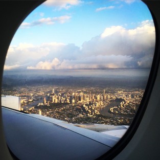 Langports photo of Brisbane from plane