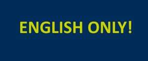 English only